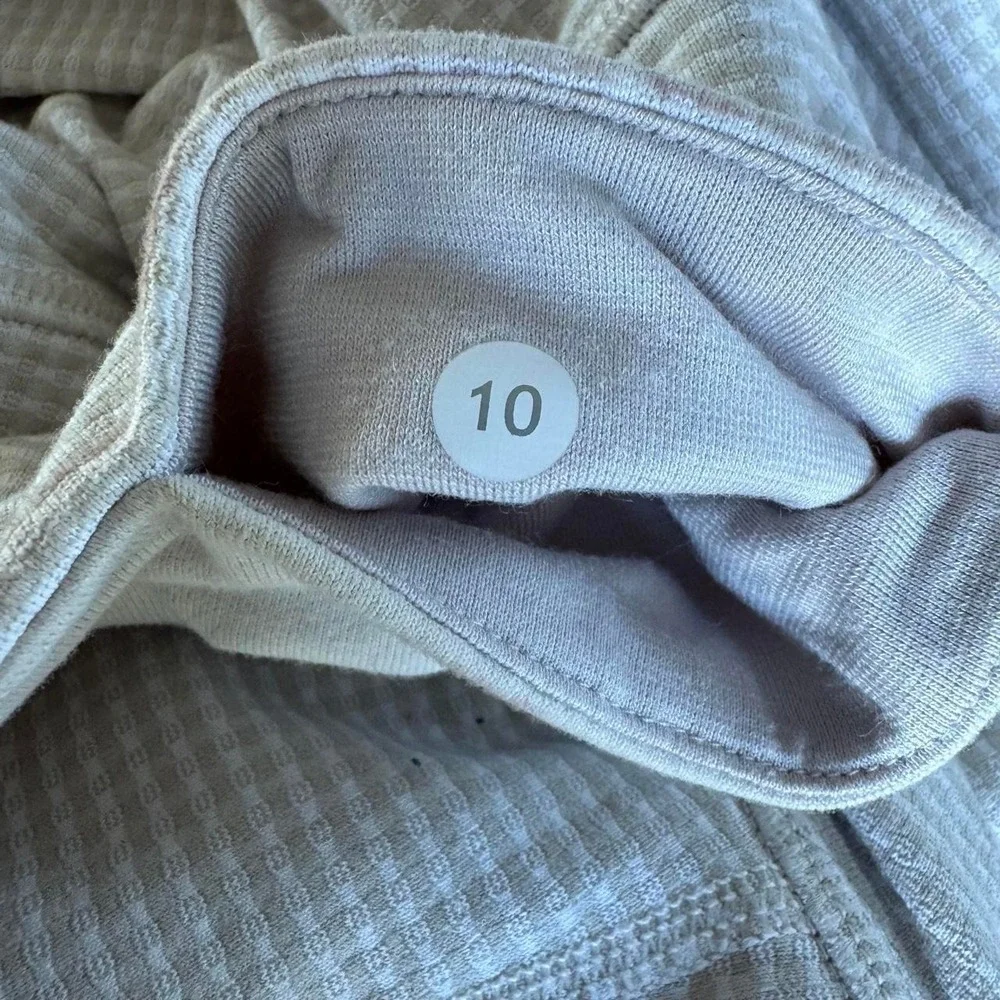 Lululemon low waist Cream waffle knit leggings